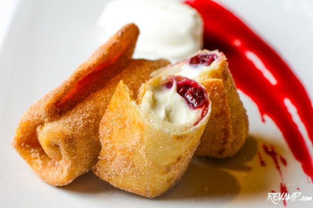 Cuba Libre Restaurant & Rum Bar's National Empanada Month celebration features three new menu choices of the stuffed pastry, including a Cherry with Sugar, Cinnamon & Whipped Cream dessert option.